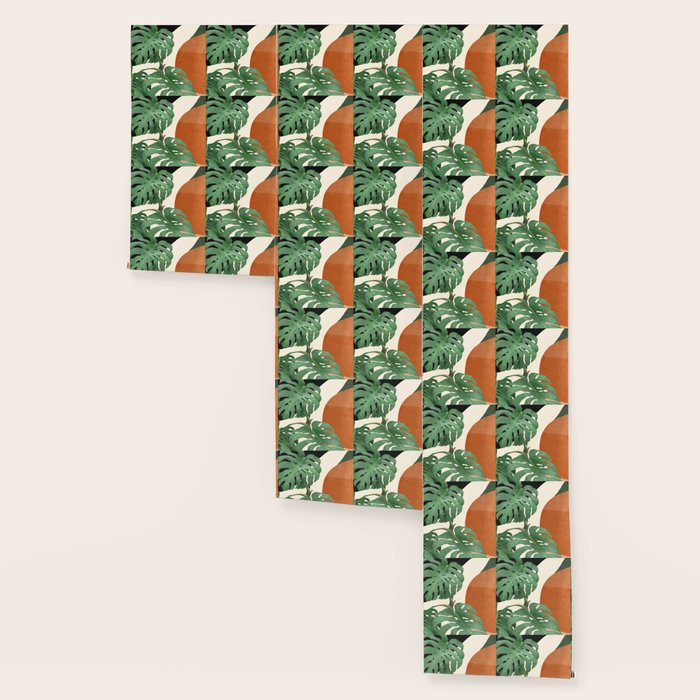 Tropical Leaves- Abstract Art  Wallpaper Gallery Image 3