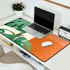 Tropical Leaves- Abstract Art  Desk Mat Gallery Image 2