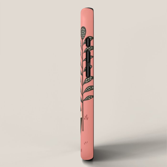Pink Forest Raccoon iPhone Case Gallery Image 2