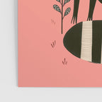 Pink Forest Raccoon Poster Gallery Image 3