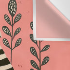 Pink Forest Raccoon Wall Tapestry Gallery Image 3
