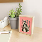 Pink Forest Raccoon Mini Art Print Gallery Image 2