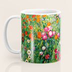 Gustav Klimt Flower Garden  vibrant Coffee Mug Gallery Image 3