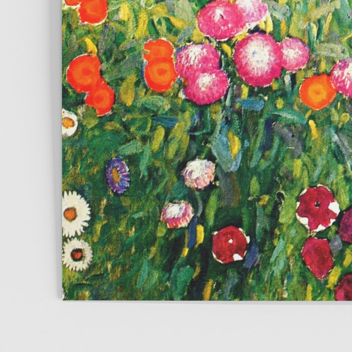 Gustav Klimt Flower Garden  vibrant Poster Gallery Image 3