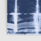 Shibori itajime indigo square pattern Poster Gallery Image 3