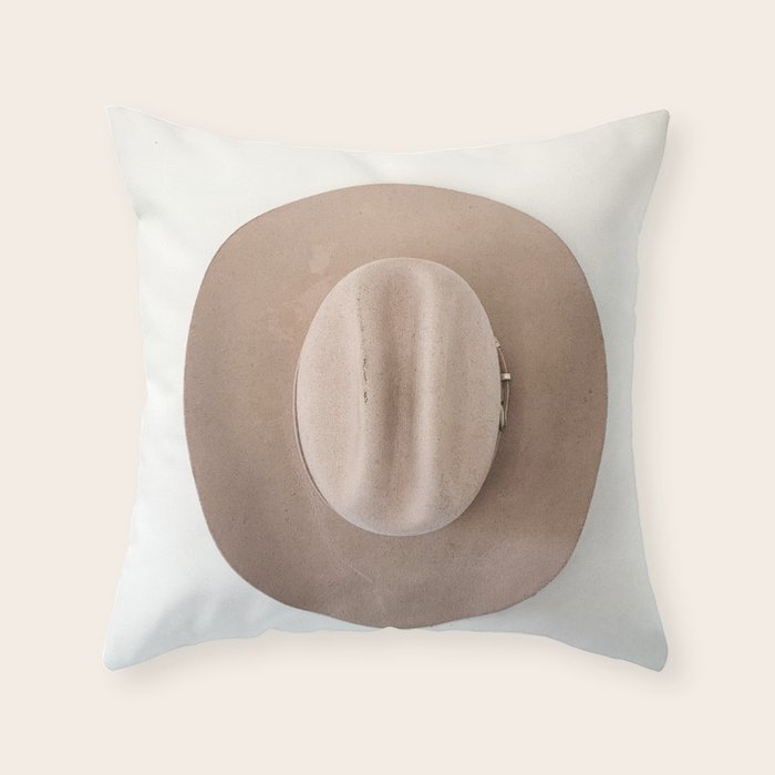 Cowboy Hat Wall Art Throw Pillow Gallery Image 6