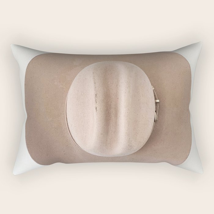 Cowboy Hat Wall Art Rectangular Pillow Gallery Image 2