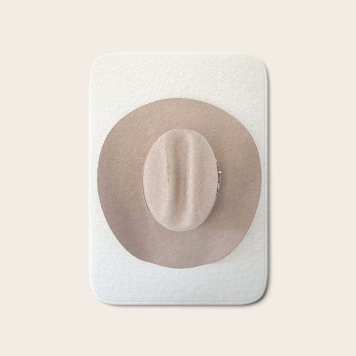 Cowboy Hat Wall Art Bath Mat Gallery Image 1