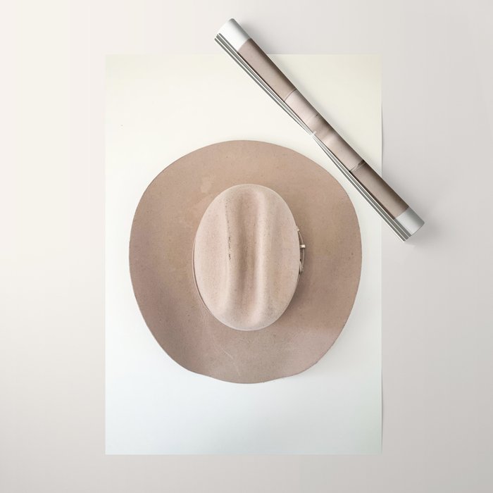Cowboy Hat Wall Art Wrapping Paper Gallery Image 1