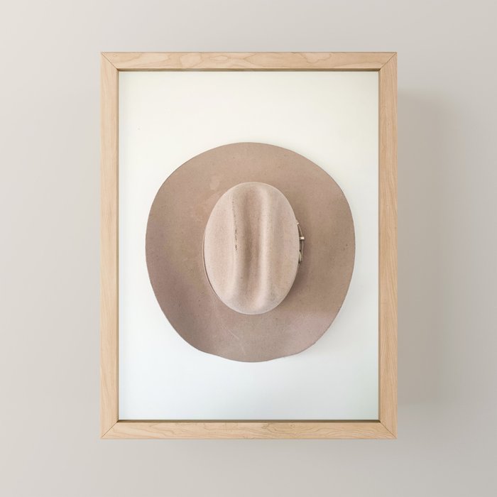 Cowboy Hat Wall Art Mini Art Print Gallery Image 1