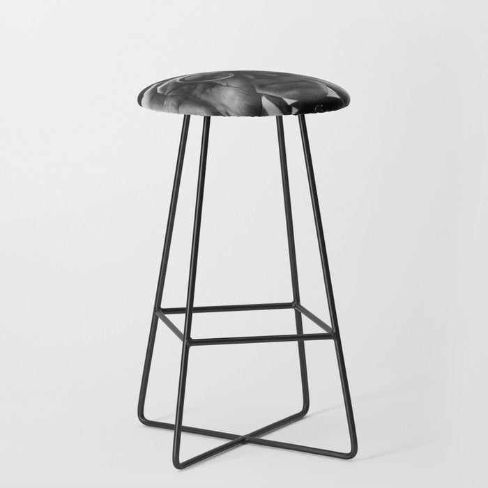 Derby Spectator watching ponies with opera glasses black and white photograph - photography - photographs Stool Gallery Image 1