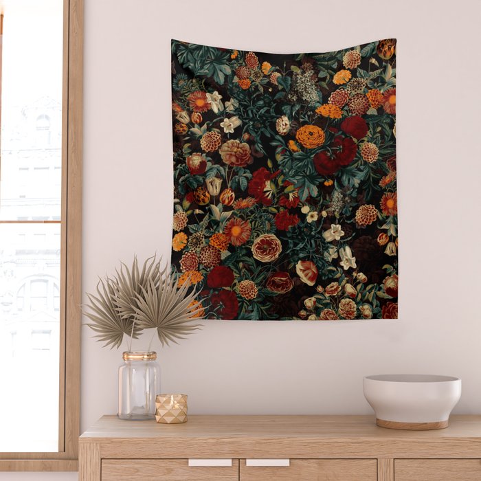 EXOTIC GARDEN - NIGHT XXI Wall Tapestry Gallery Image 2