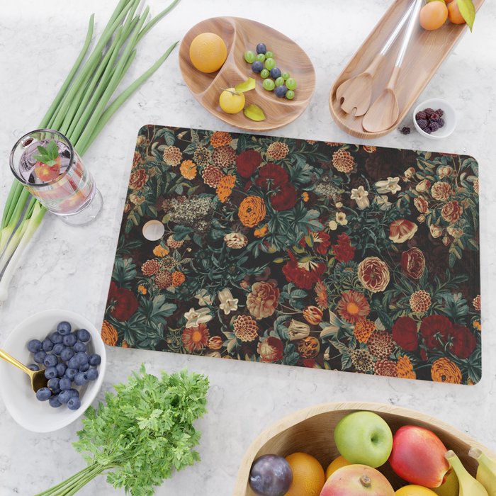 EXOTIC GARDEN - NIGHT XXI Cutting Board Gallery Image 2