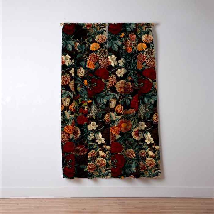 EXOTIC GARDEN - NIGHT XXI Window Curtain Gallery Image 3