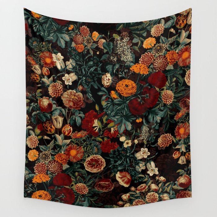 EXOTIC GARDEN - NIGHT XXI Wall Tapestry Gallery Image 4