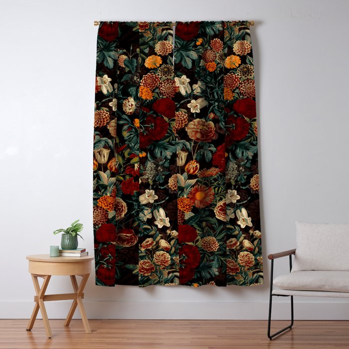 EXOTIC GARDEN - NIGHT XXI Window Curtain Gallery Image 1