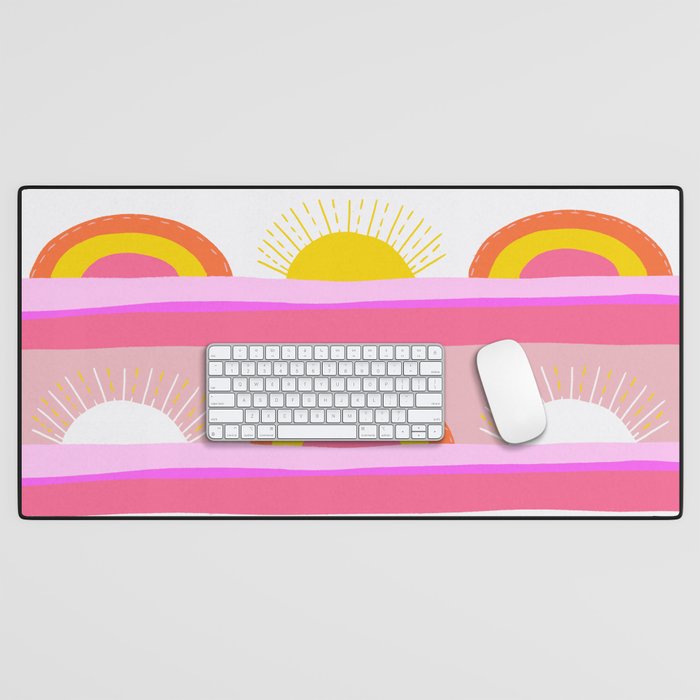 sunrise, sunset Desk Mat Gallery Image 1