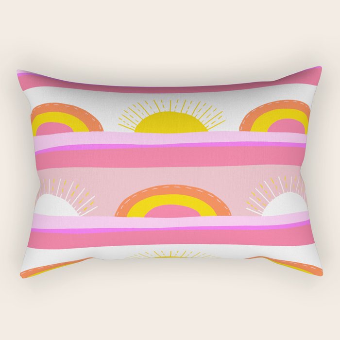 sunrise, sunset Rectangular Pillow Gallery Image 2