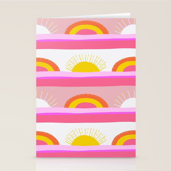 sunrise, sunset Stationery Card Gallery Image 2