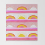sunrise, sunset Throw Blanket Gallery Image 2