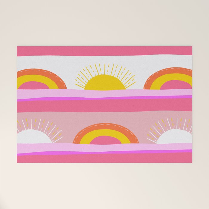 sunrise, sunset Welcome Mat Gallery Image 1