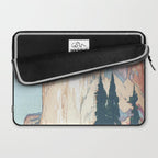 Hiroshi Yoshida, El Capitan Yosemite California United States Of America - Vintage Japanese Woodblock Print Art Laptop Sleeve Gallery Image 2