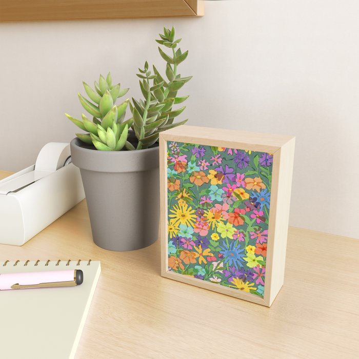 Garden at Night Mini Art Print Gallery Image 2