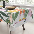 Surfing in garden Tablecloth Gallery Image 3