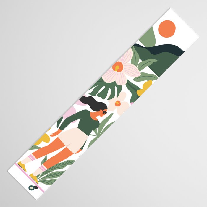 Surfing in garden Table Runner Gallery Image 3