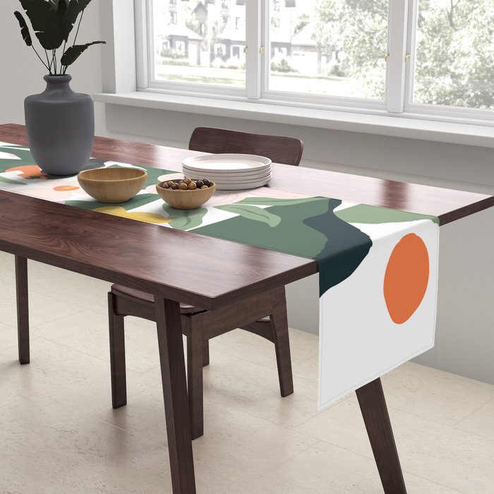 Surfing in garden Table Runner Gallery Image 2