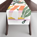 Surfing in garden Table Runner Gallery Image 1
