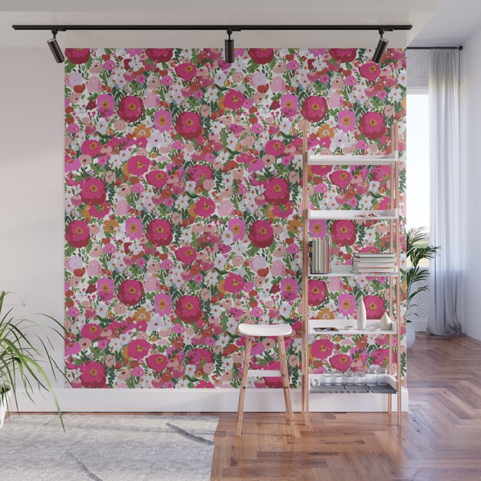 Never too many flowers Wall Mural Gallery Image 1