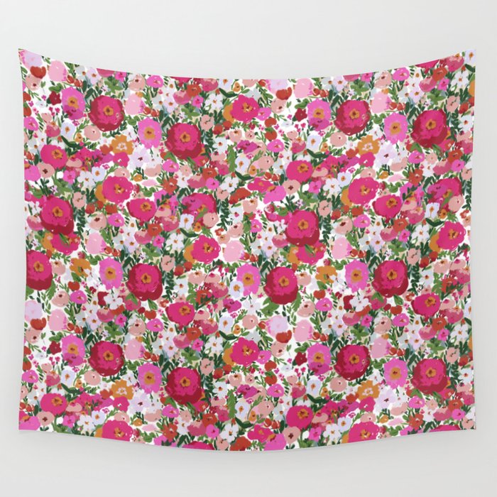 Never too many flowers Wall Tapestry Gallery Image 4