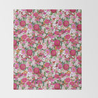Never too many flowers Throw Blanket Gallery Image 2
