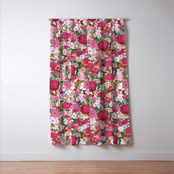Never too many flowers Window Curtain Gallery Image 3