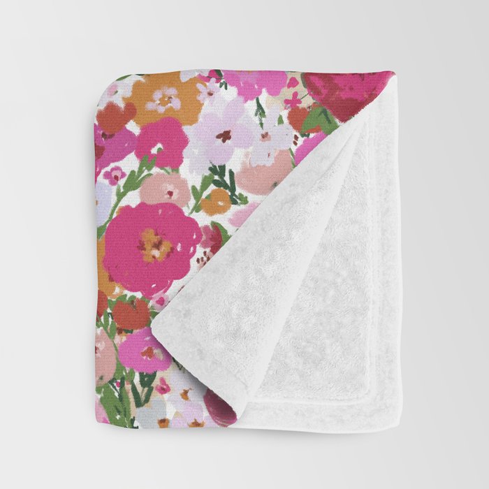 Never too many flowers Throw Blanket Gallery Image 3