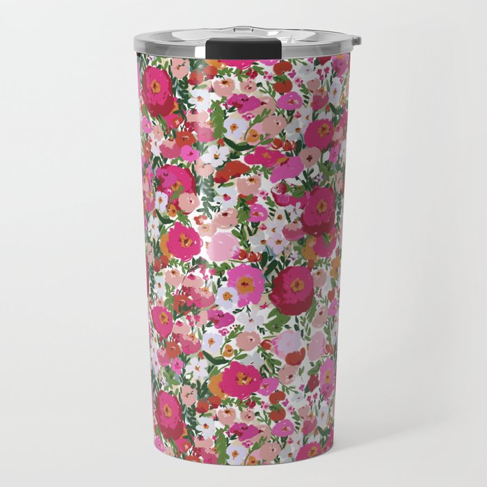 Never too many flowers Travel Mug Gallery Image 1