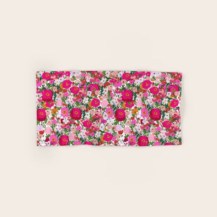 Never too many flowers Bath Towel Gallery Image 1