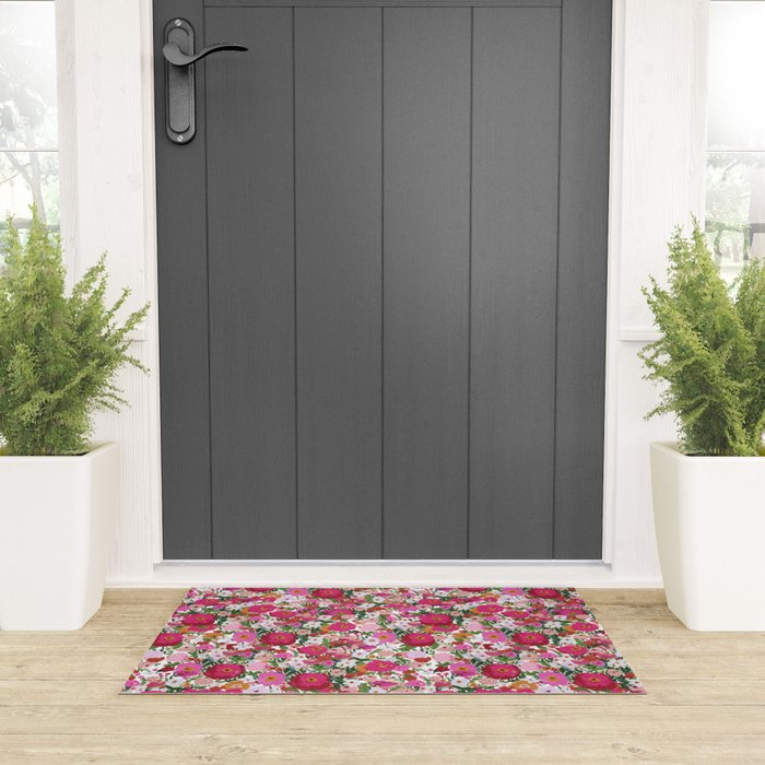 Never too many flowers Welcome Mat Gallery Image 3