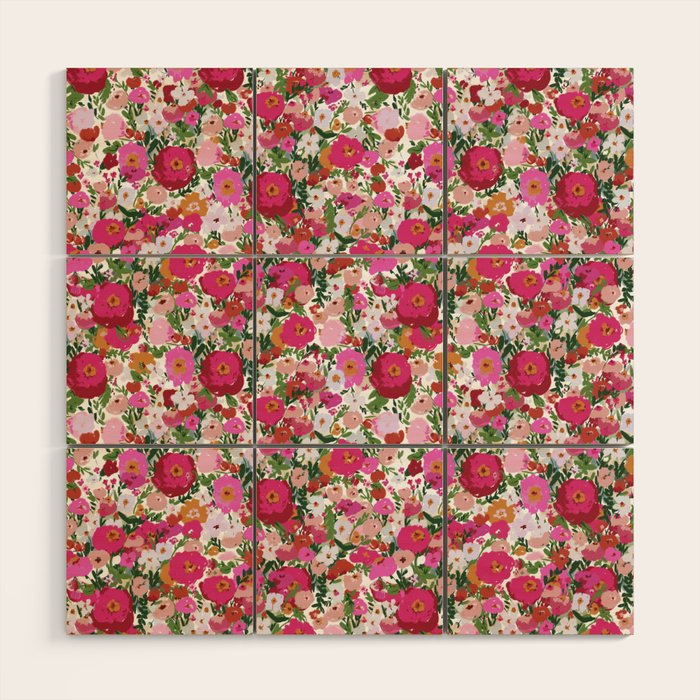 Never too many flowers Wood Wall Art Gallery Image 1