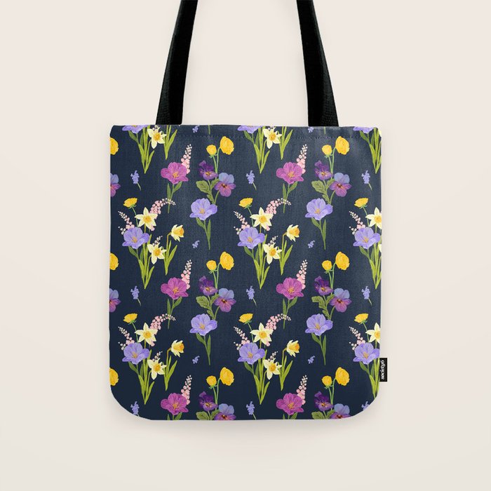 Floral Abundance Tote Bag Gallery Image 1