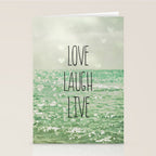 Love Laugh Live Stationery Card Gallery Image 2