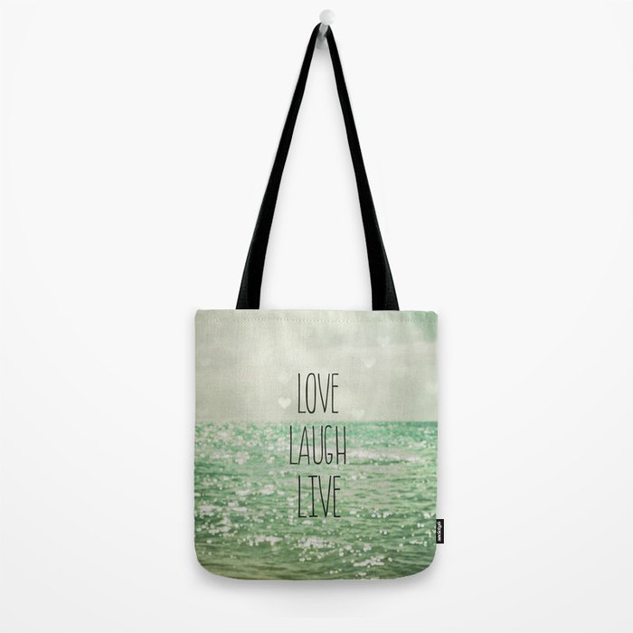 Love Laugh Live Tote Bag Gallery Image 2