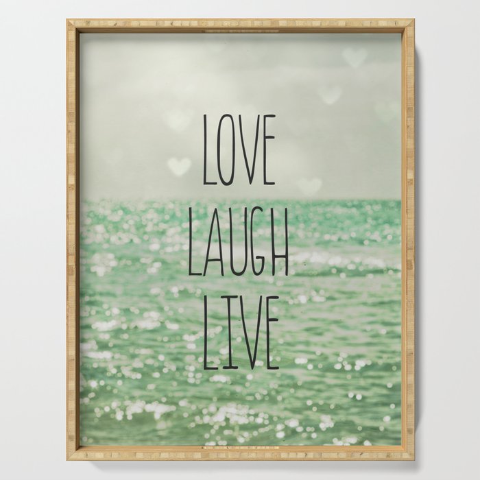 Love Laugh Live Serving Tray Gallery Image 1