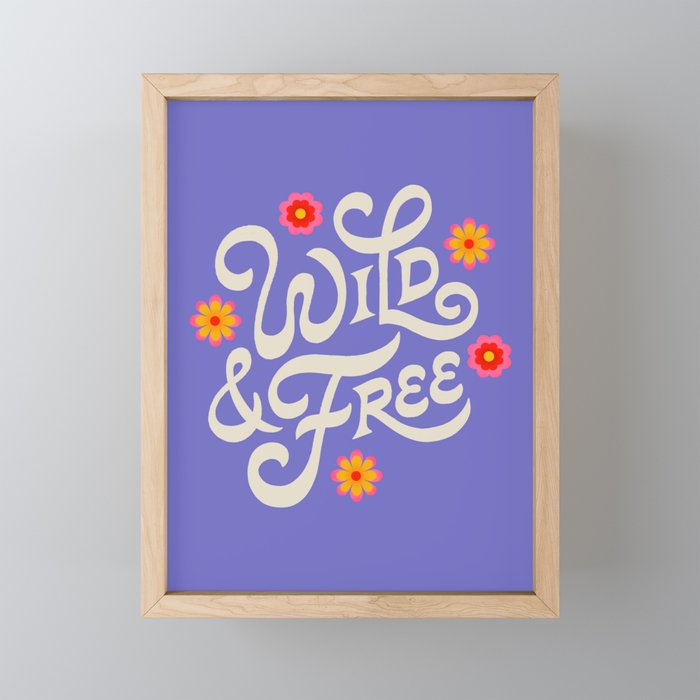 Wild and Free Mini Art Print Gallery Image 1