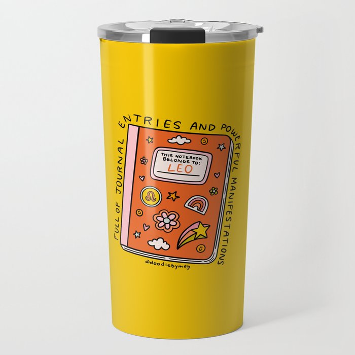 Leo Notebook Travel Mug Gallery Image 1