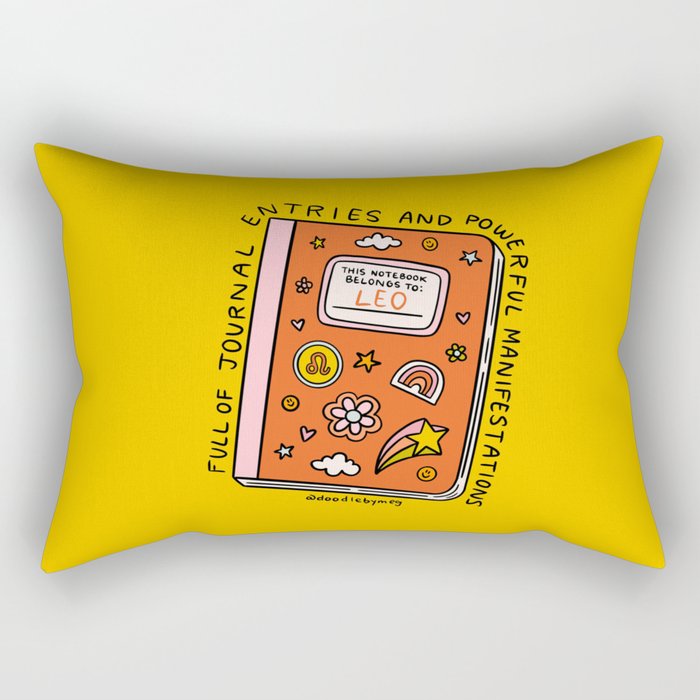 Leo Notebook Rectangular Pillow Gallery Image 2