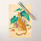 Cheetah and Apples Wrapping Paper Gallery Image 1