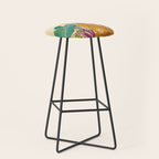 Cheetah and Apples Stool Gallery Image 1