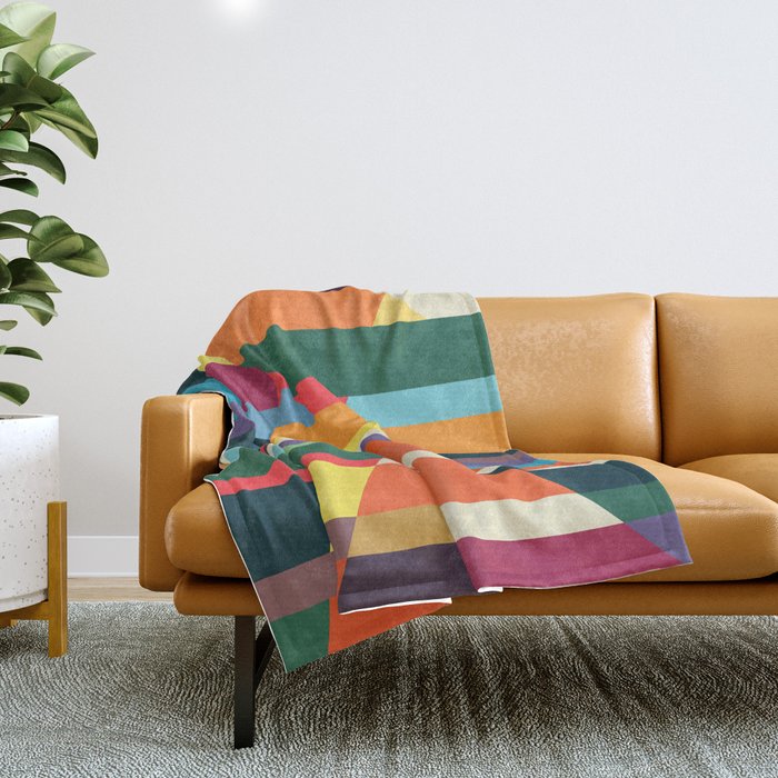 The hills run to infinity Throw Blanket Gallery Image 1